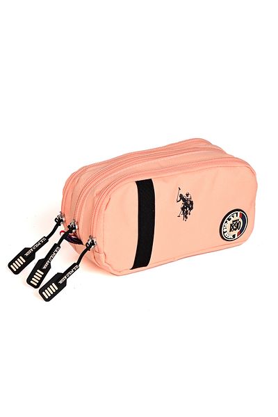 U.S. Polo Assn. SUA Polo Assn. Plcan24004 Rucsac școală și zilnic + Set suport stilou Salmon