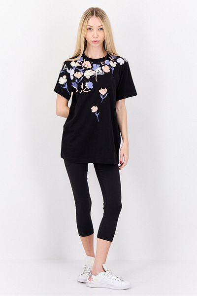 adidas Women Sportswear Fit Short Sleeves Outdoors T-Shirt, Multicolor