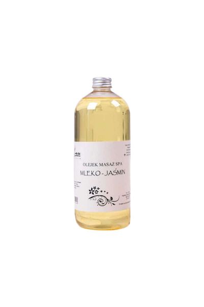 Kanu Nature Ulei de masaj cu lapte și iasomie, Kanu Nature, anticelulitic, relaxare, hidratare, anti-îmbătrânire, 1 L