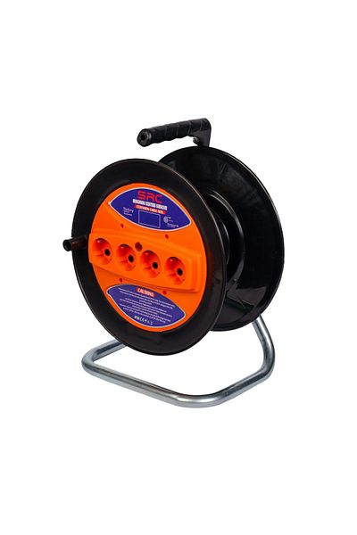 COBI SMART® Electric drum 4 Schuko sockets, thermal protection, cable organization - COBI SMART®