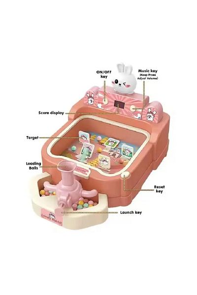 rexa Zhiqu Electric Table Game Toy Baby Marbles Shooting Puzzle Plastic Training
