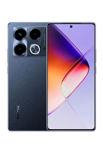 INFINIX Note 40 Smartphone - 8GB RAM, 256GB, AMOLED, Helio G99, Android 14, Dual SIM, Black