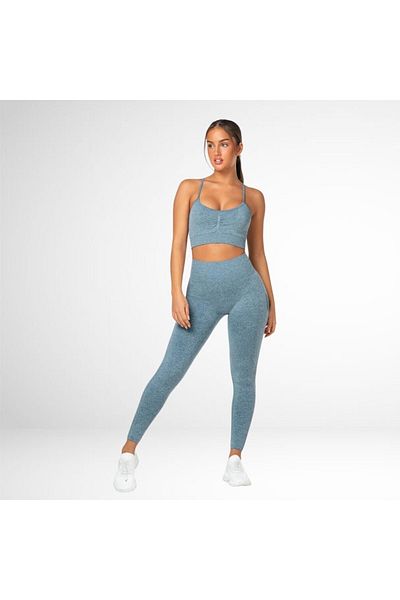 FITINT Colanți sport pentru femei, push-up, talie înaltă, albaștri – FITINT 045