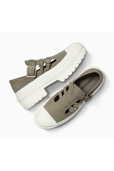 converse Sandály Converse Chuck Taylor All Star na podpatku MJ, zelené, unisex