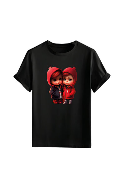 Gölge Store Animation Character Printed Oversize Unisex T-Shirt
