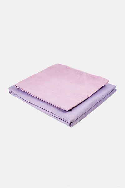 Nautica Double Plain Bedsheet Set, Lavender