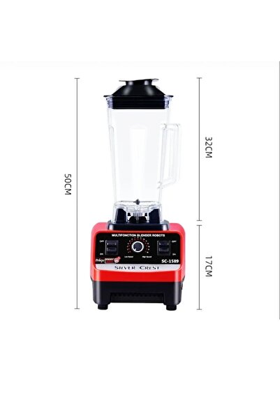 SULED Blender Profesyonel Bar Cafe Karıştırıcı Meyve Sebze Öğütücü 9500w Renkler Değişiklik Gösterebilir