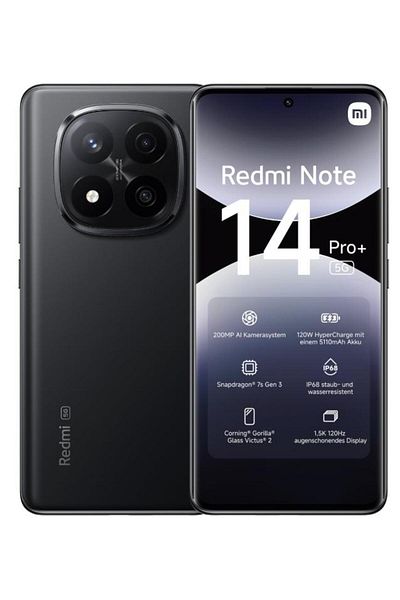 Xiaomi Redmi Note 14 Pro+ 5G - Cameră cu inteligență artificială, Snapdragon 7s Gen 3, 200MP, încărcare 120W