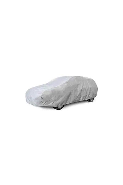 SIKS Car Cover Waterproof Tarpaulin Type, Rain, Dust, Uv Protection, Gray, Size Xxl