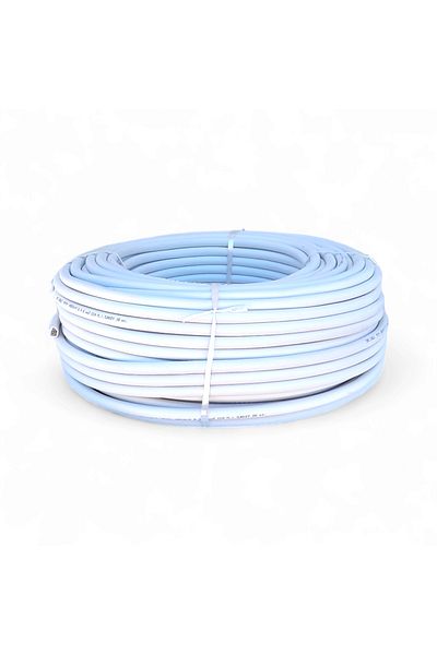 COBI SMART® Cablu electric 2x6 mm², 100 m, alb, MYYM / H05VV-F - COBI SMART®