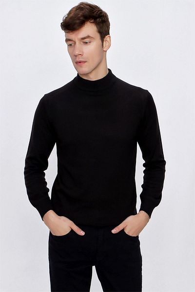 Morven Basic Dynamic Fit Relaxed Fit Half Turtleneck Knitwear Sweater