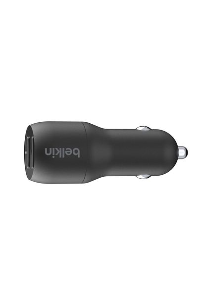 Belkin Incarcator auto Belkin 745883790425, 2 x USB-A, 2 x 12W (Negru)