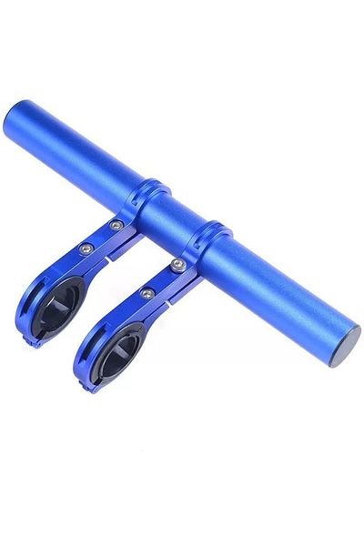 İdeas4comfort Extensie ghidon pentru trotinetă/bicicletă electrică, suport telefon/accesorii, Ideas4Comfort, albastru