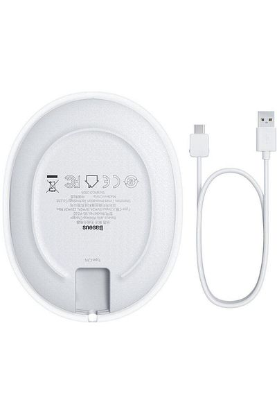 Baseus Incarcator Wireless Baseus Jelly, Induction Charger, 15W (Alb)