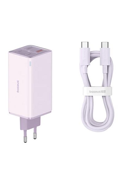 Baseus Baseus P10162705532-00 GaN6 Pro USB-C Cable Charger, 100W, 3.25A, 2 x USB-A