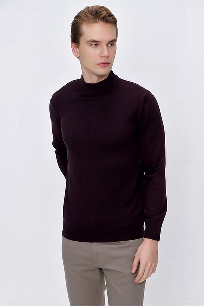 Morven Basic Dynamic Fit Relaxed Fit Half Turtleneck Knitwear Sweater