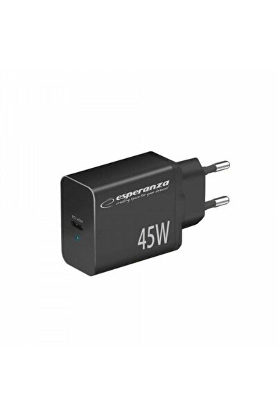 ESPERANZA Incarcator de retea Esperanza QUICK POWER CHARGER, USB-C PD 45W, Negru