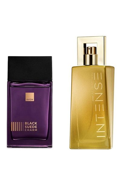 AVON Set Apa de parfum Attraction Intense si Apa de toaleta Black Suede Charm