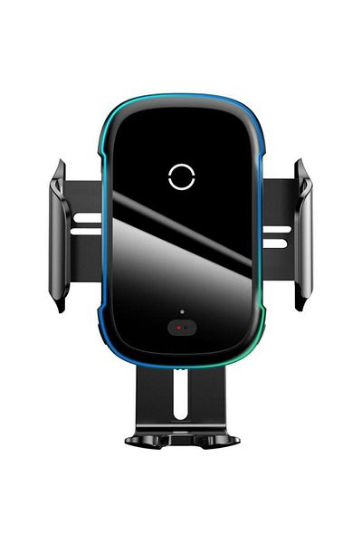 Baseus Baseus Light Electric WXHW03-01 Car Charger, Smart Wireless Qi Charger, 15 W, Black