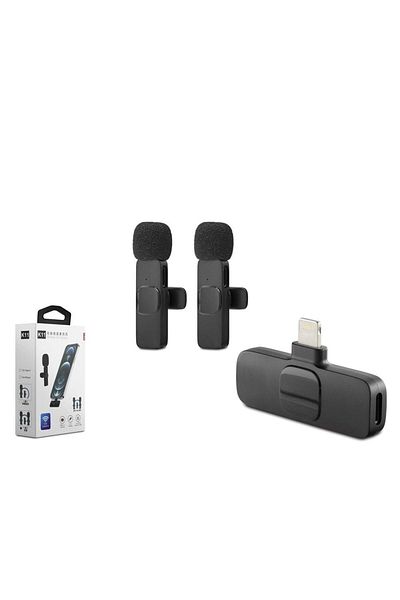HADRON Hdx2784 Wireless 2*Microphone Lightning Black