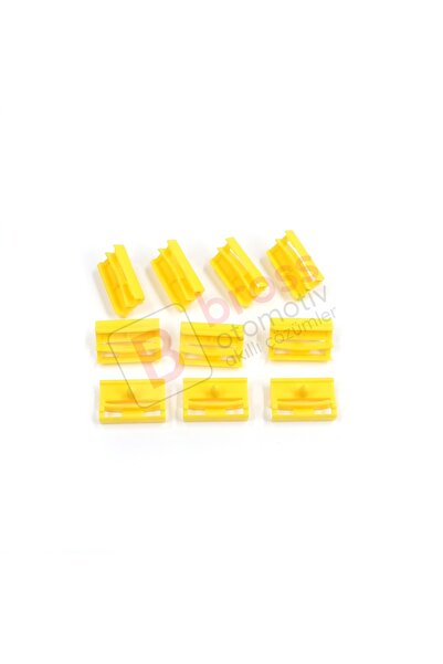 Bross Otomotiv BMW 3 Serisi E90 E91 2004-2012 için 10 Adet Marşpiyel Çıta Kli...