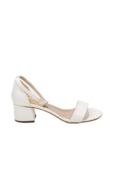 Papuçcity Hco 03240 5 cm Heeled Single Strap Women's Sandals Shoes