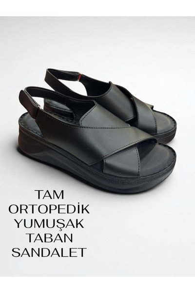 Cozi company Πλήρης Ορθοπεδική μαλακή σόλα Wedge Heel Σανδάλια