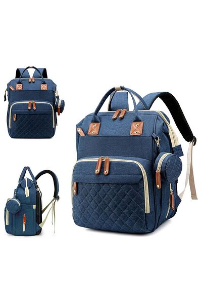 huitich Multifunction Travel Back Pack Maternity Baby Changing Bags Large Capacity Waterproof and Stylish Bl