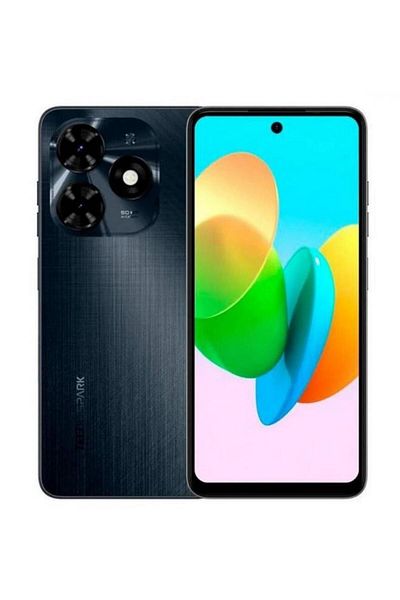 TECNO Spark 20C Mobile Phone, 6.6" Octa-Core, 8GB+128GB, Dual 50MP Cam, Android 13, Black