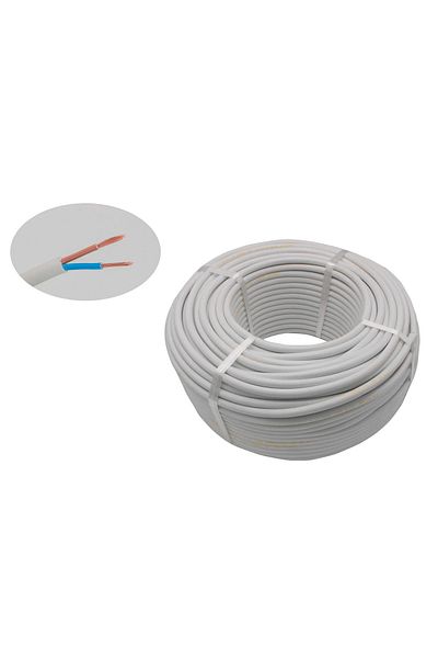 COBI SMART® Cablu electric 2x2.5 mm², 50 m, alb - COBI SMART®