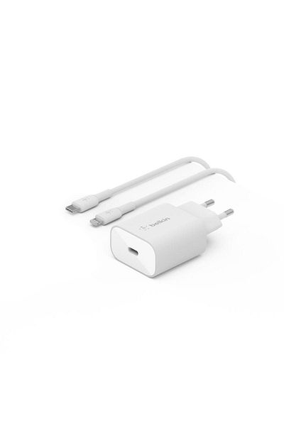 Belkin Belkin BoostCharge WCA004vf1MWH-B5, 25W, USB-C with Lightning cable, 1m (White)