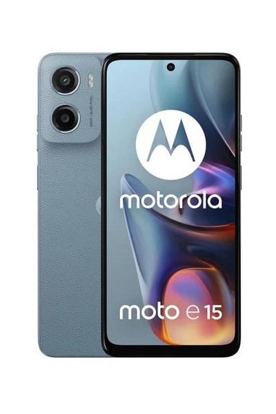 Motorola Moto E15 Smartphone, Helio G81 Octa Core, 6.67" IPS, 2GB RAM, 64GB, Blue