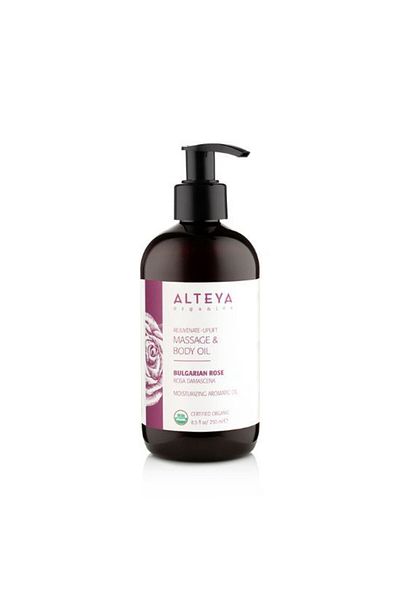Alteya Organics Ulei de masaj corporal cu trandafir rejuvenator 250 ml
