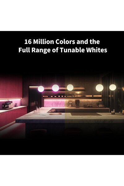 Aqara T2 E27 Thread/Zigbee LED Bulb, White Tunable (2000K-9000K), RGB with 16 Million Colors, Equiva