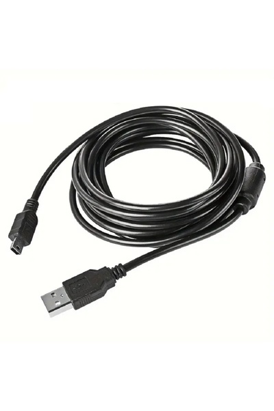 Derwell 3 Metre 3m Mini Usb To Usb Data Şarj Kablosu Kamera Mp3 Ps3 Radyo Nav...