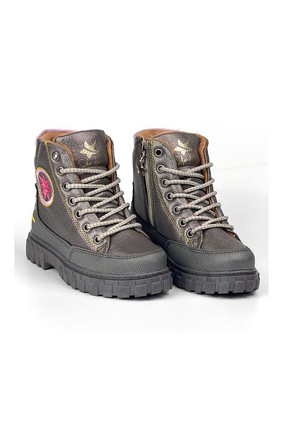 KAJILA Girl's Platinum Fur Inside Thermo Sole Water Cold Resistant Daily Comfortable Boots