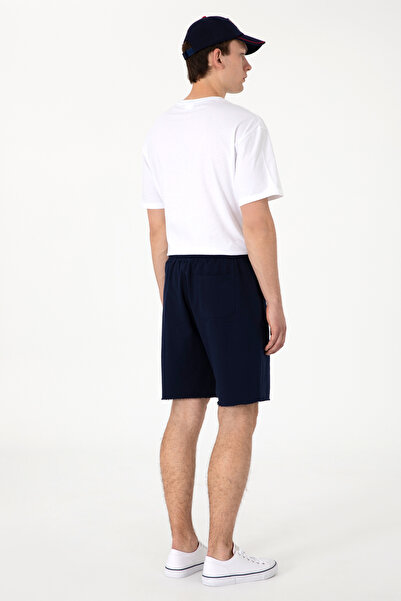 U.S. Polo Assn. Erkek Lacivert Örme Şort 50307289-VR033