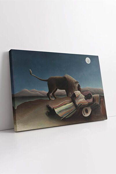 KOSS Dijital Pictură pe pânză Henri Rousseau, Dormitorul Gălben, pictură pe p...