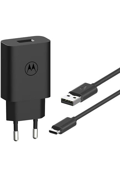 Motorola Incarcator retea Motorola TurboPower 33W PG38C06448, 1 x USB-A, inclus cablu USB Type-C 1 m, Negru