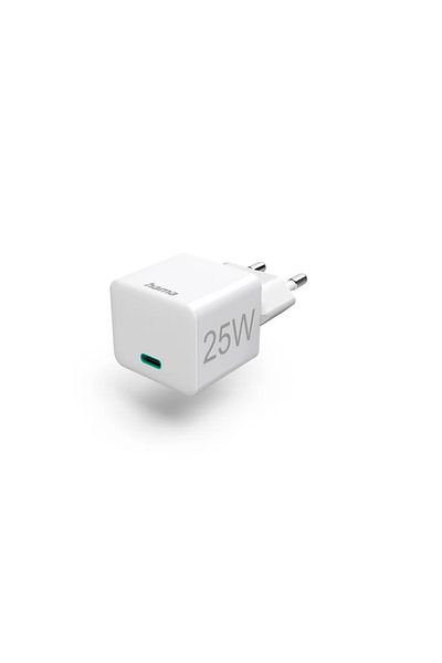 Hama Incarcator Hama Mini 201652, USB-C, PD, 25 W (Alb)