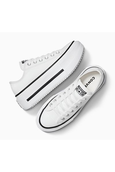 converse Sneakers Converse Ct As Lift Double Stack, White, Unisex