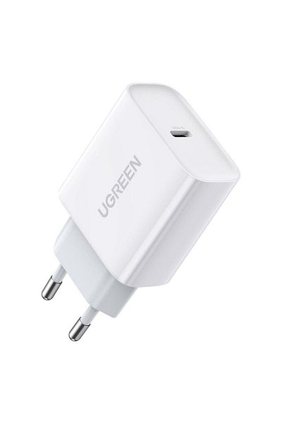 Ugreen UGREEN CD137 Power Adapter, 18W, Quick Charge, 1 X USB Type-C, White