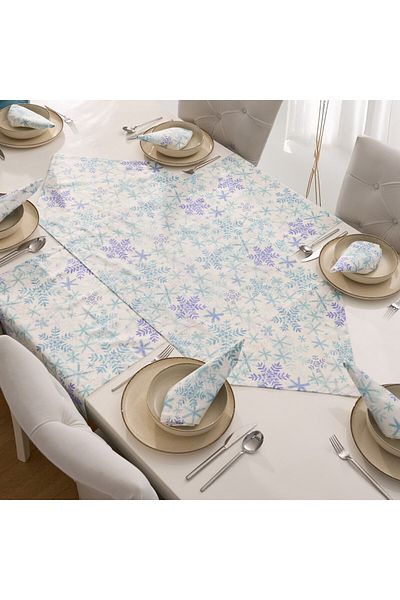 kesenegore 2 Piece Tableware Presentation Set 1 Piece Triangle Runner 50X150 - 1 Piece Rectangular Runner 50X150