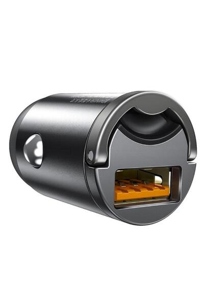 Baseus Φορτιστής αυτοκινήτου Baseus Tiny Star Mini VCHX-A0G, γρήγορης φόρτισης, θύρα USB (γκρι)