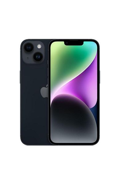 Apple iPhone 14 - Midnight, 128GB, 6.1" Super Retina OLED, Dual 12MP Camera, 5G