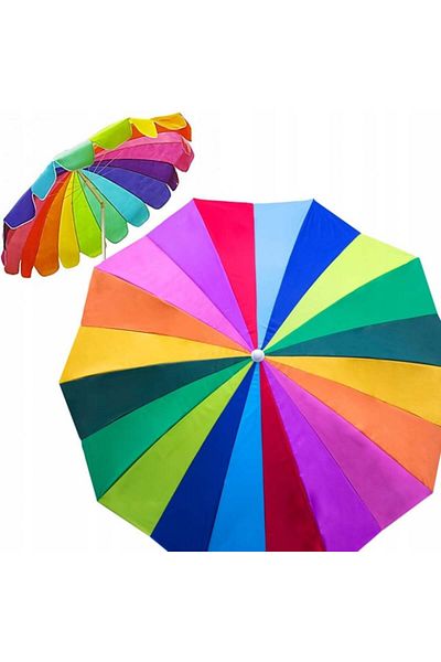 jumi Multicolored Beach Umbrella