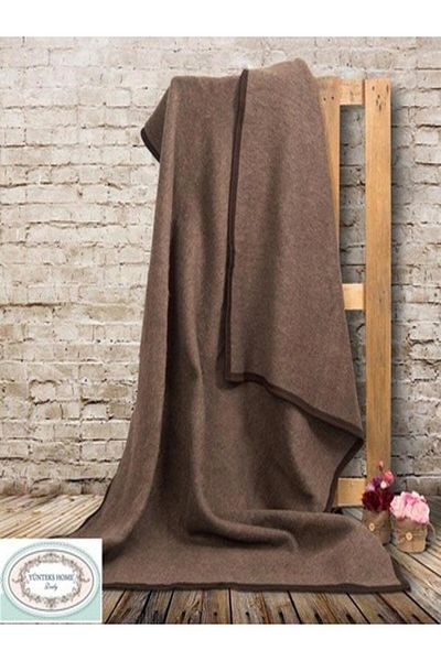 YÜNTEKS Wool Camping Blanket - Brown