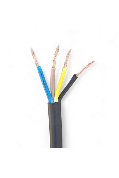 COBI SMART® Cablu electric 4x2.5 mm², 100 m, negru, MYYM / H05VV-F - COBI SMART®