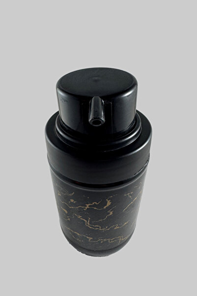 SİHİRLİ AYAKLAR Πολυτελής Γυάλινη θήκη για πιάτα & υγρό σαπούνι με μαρμάρινο σχέδιο 600 ML