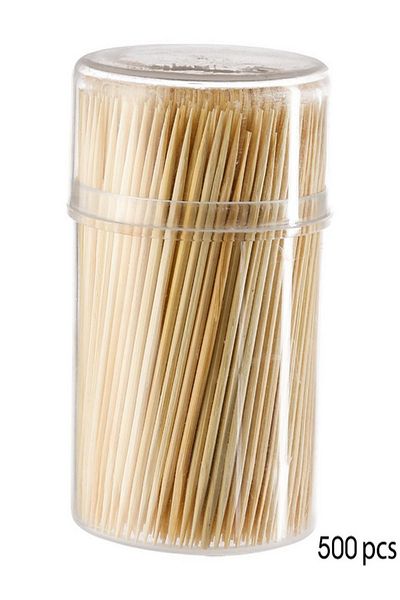 Five Simply Smart 1000-Piece Disposable Bamboo Toothpicks Set